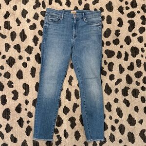 MOTHER Women's Skinny Jeans in Classic Blue